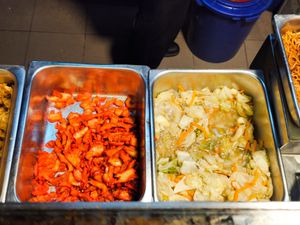 Cabbage at Fo Yuan Vegetarian Stall in Central Singapore