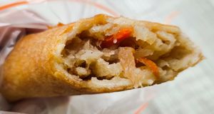 Popiah at Fo Yuan Vegetarian Stall in Central Singapore