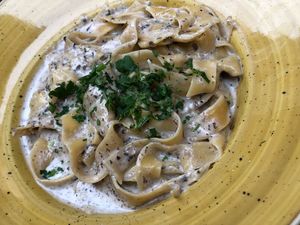 Truffle Pasta! It was very delicious at Spiga in Alicante