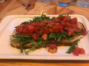 Bruschetta at Spiga in Alicante
