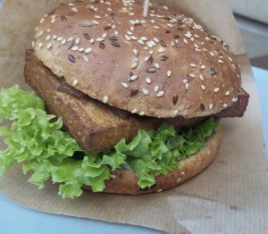   at RoseHip Vegan Kebabs in Vilnius