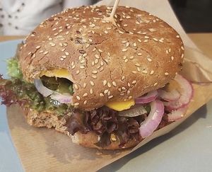   at RoseHip Vegan Kebabs in Vilnius