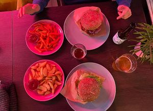  at RoseHip Vegan Kebabs in Vilnius