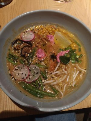 Ramen at RoseHip Vegan Kebabs in Vilnius