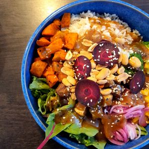  at RoseHip Vegan Kebabs in Vilnius