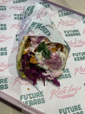   at RoseHip Vegan Kebabs in Vilnius