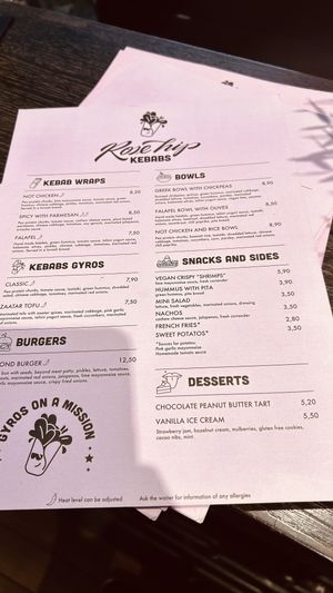   at RoseHip Vegan Kebabs in Vilnius