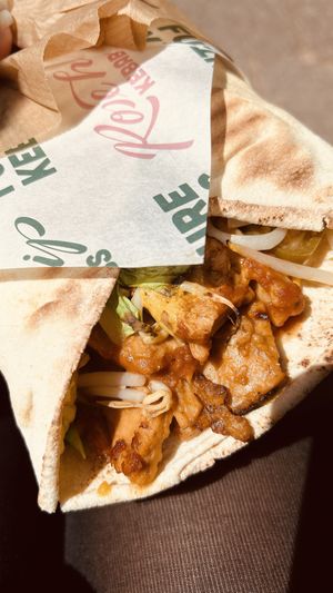   at RoseHip Vegan Kebabs in Vilnius