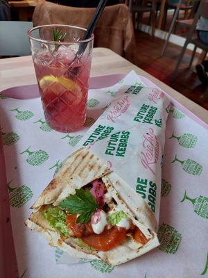  at RoseHip Vegan Kebabs in Vilnius