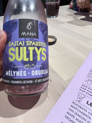 Blueberry drink (meh)  at RoseHip Vegan Kebabs in Vilnius