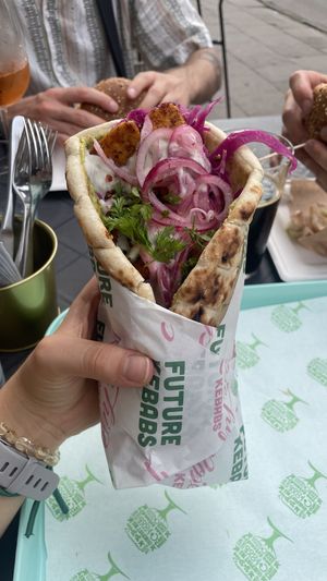   at RoseHip Vegan Kebabs in Vilnius