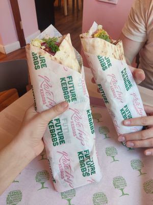  at RoseHip Vegan Kebabs in Vilnius