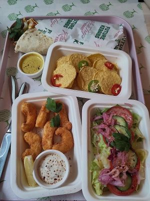  at RoseHip Vegan Kebabs in Vilnius