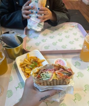   at RoseHip Vegan Kebabs in Vilnius