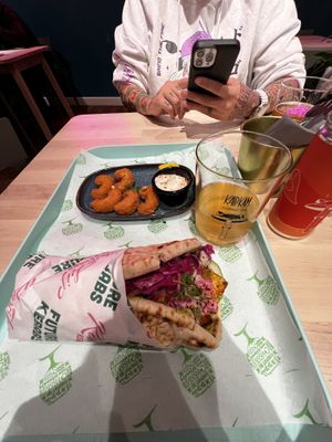   at RoseHip Vegan Kebabs in Vilnius