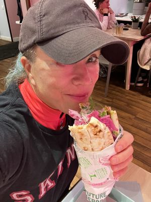   at RoseHip Vegan Kebabs in Vilnius