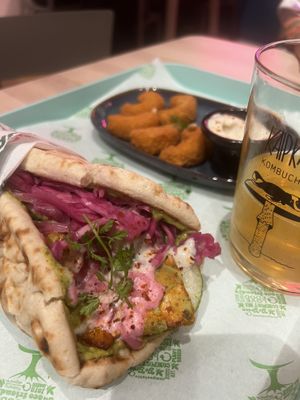   at RoseHip Vegan Kebabs in Vilnius