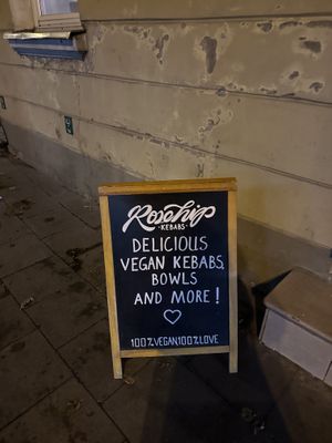   at RoseHip Vegan Kebabs in Vilnius