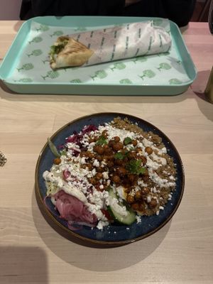   at RoseHip Vegan Kebabs in Vilnius