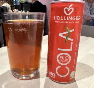 Vegan cola.  at RoseHip Vegan Kebabs in Vilnius