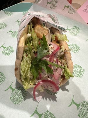 Classic kebab 🥙 .  at RoseHip Vegan Kebabs in Vilnius