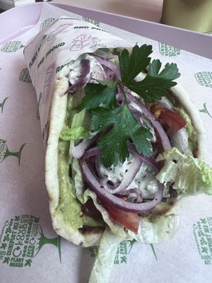   at RoseHip Vegan Kebabs in Vilnius