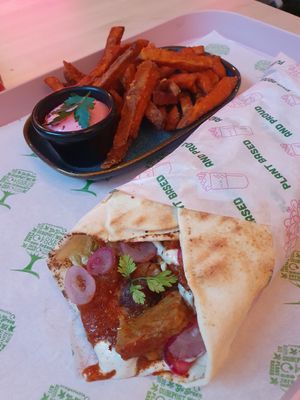  at RoseHip Vegan Kebabs in Vilnius