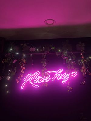 Inside the restaurant  at RoseHip Vegan Kebabs in Vilnius