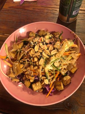 Asian salad  at RoseHip Vegan Kebabs in Vilnius