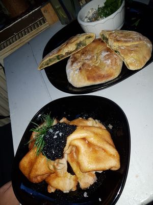 Russian food :) at Kuschlowski in Berlin