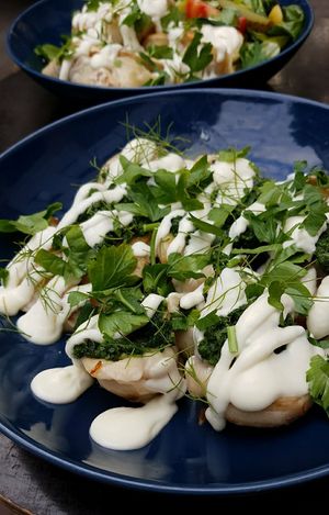 Manti bowl at Kuschlowski in Berlin