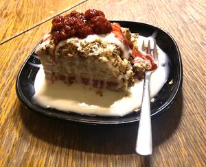 Napoleon cake  at Kuschlowski in Berlin