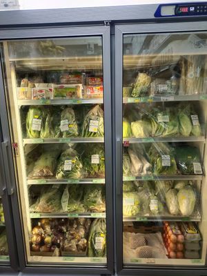 Fresh green veggies at Taste Original Organic in Central Singapore