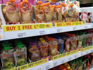 Healthy snacks at VitaKids - Marina Square in Central Singapore