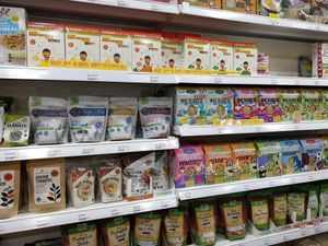 Chia seeds, Tumeric, organic and vegan mac and cheese at VitaKids - Marina Square in Central Singapore