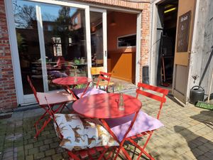 Terrace at the back at B-Nut Brasschaat in Brasschaat