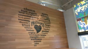 ♥️ Cafe wall at Mother's Market Kitchen in Signal Hill