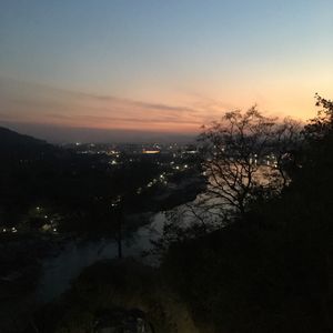 View from the cafe  at Free Spirit Cafe in Rishikesh