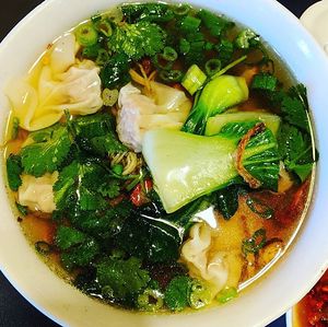 Egg Noodle Soup at Huynh Restaurant in Houston