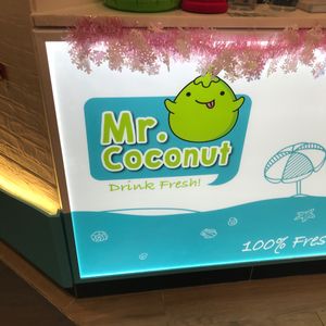 Cute logo at Mr Coconut - Yishun in North Singapore
