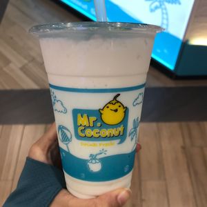 Coconut shake at Mr Coconut - Yishun in North Singapore