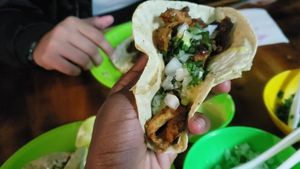 taco! at Taco Station in San Andres Cholula