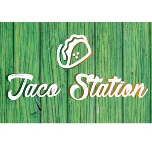 Logo at Taco Station in San Andres Cholula
