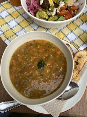 Maroccan soup  at La Paloma in Ibiza