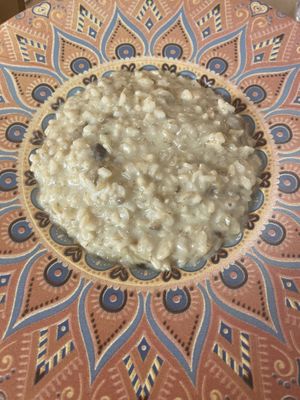 Risotto  at Bar Ecologico Gaia in Sevilla