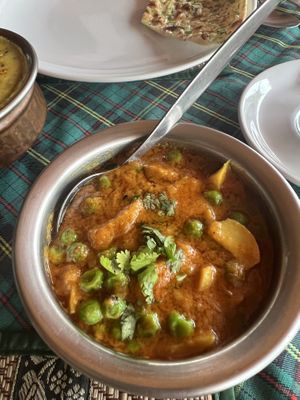 Mushroom mutter. Aroi Mak, Delicious !  at Royal Clay Oven in Krabi