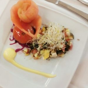 ensalada crudivegana at EcoCentro in Madrid