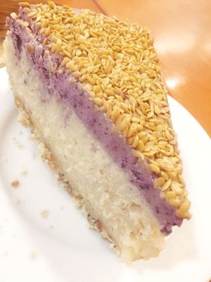  Blueberry and Coconut cake at EcoCentro in Madrid