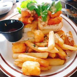 Prawn sandwich at Monk's Butcher - Itaewon in Seoul