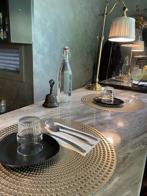 Bar seating area  at Monk's Butcher - Itaewon in Seoul